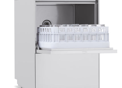 Glass-washer, basket 400x400 mm " Full-Hygiène ", with softener continuously