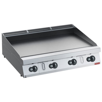 Plaque de cuisson électrique plate HP, nitro chrome -TOP-