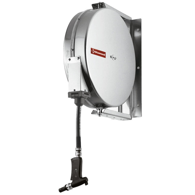 Cleaning station, automatic roll up 15m.