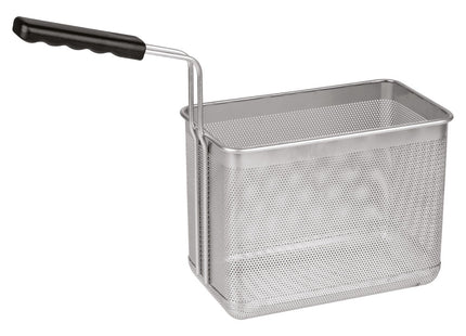 Basket for pasta cooker, frontal handle