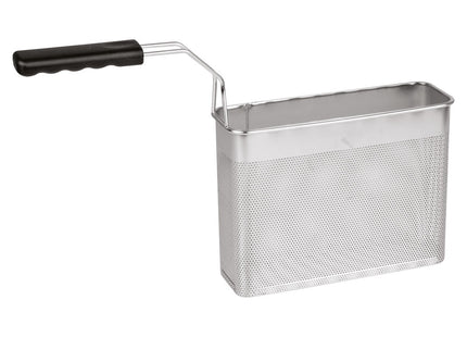 Basket for pasta cooker, frontal handle