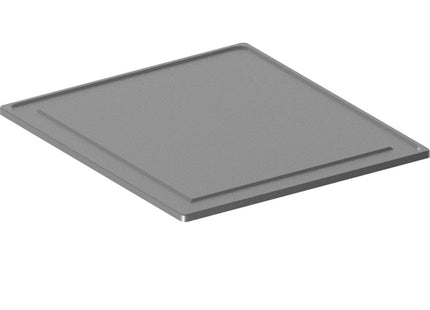 Plaque lisse inox 1 brûleur