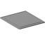 Plaque plate inox 1 foyer