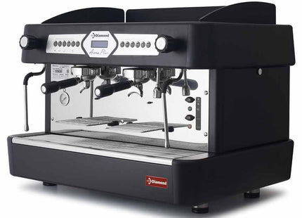 Coffee machine 2 groups, automatic (with display) - BLACK