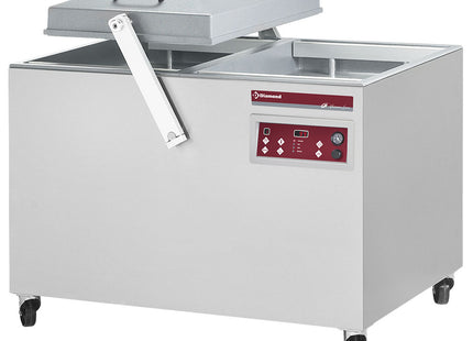 Vacuum machine, double chamber 550x700xh235 mm. - 100 m3/h