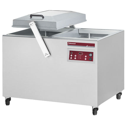 Vacuum machine, double chamber 550x700xh235 mm. - 100 m3/h