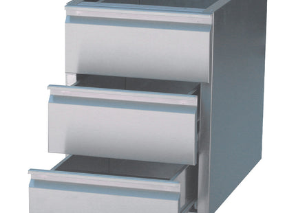 Blok 3 szuflad GN 1/1 (głębokość stołu 700 mm)