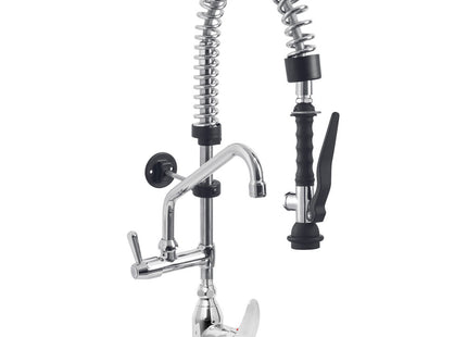 Buse inox et robinet avec mitigeur mono commande (sortie MONO)