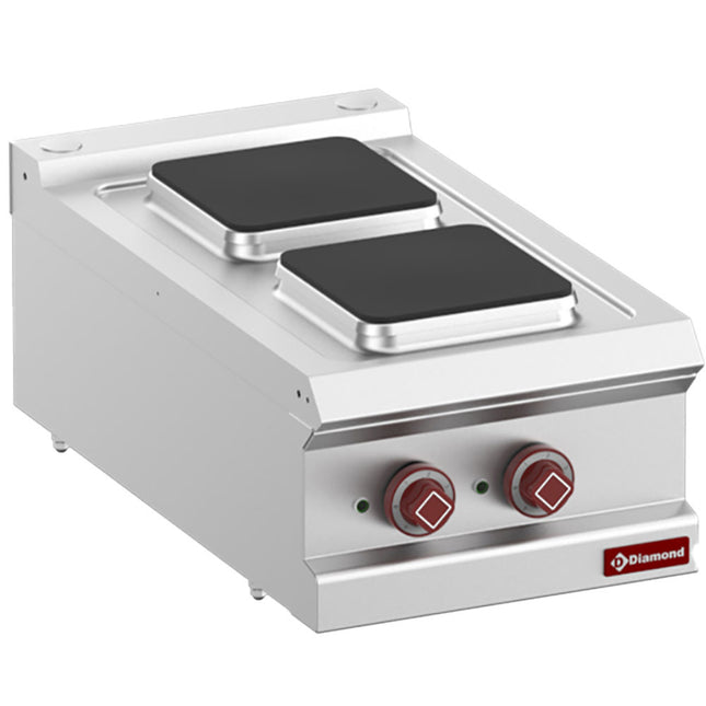Electric cooker 2 square plates -Top-