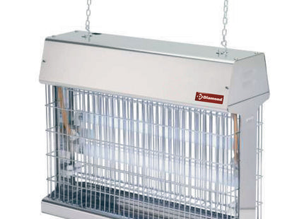 Insect exterminator "ceiling version" in stainless steel