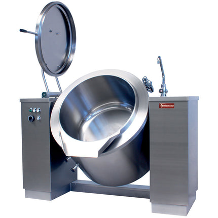 Electric Tilting Boiling pan,150 liters, indirect heating