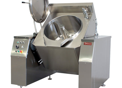 Kocioł elektryczny z mieszadłem, 200 litrów, ogrzewanie pośrednie