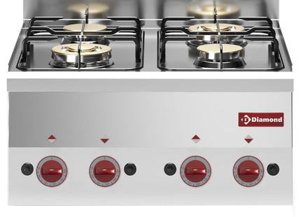 Gas cooker 4 burners -Top-