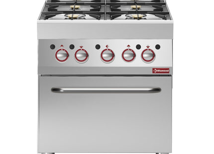 Gas range 4 burners with gas oven