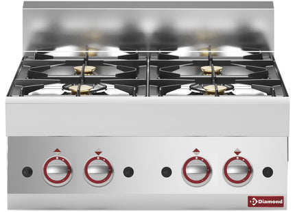 Gas cooker 4 burners -Top-
