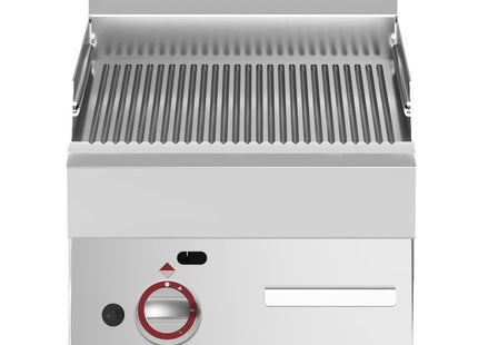 Ribbed gas cooking plate -Top-
