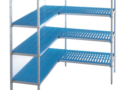 Aluminium shelves kit for C2010/XBF, depth 400mm "L" 4L. "MaxiCold"