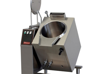 Marmite basculante gaz, 50 litres, chauffage indirect