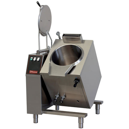 Gas Tilting Boiling pan, 50 liters, indirect heating