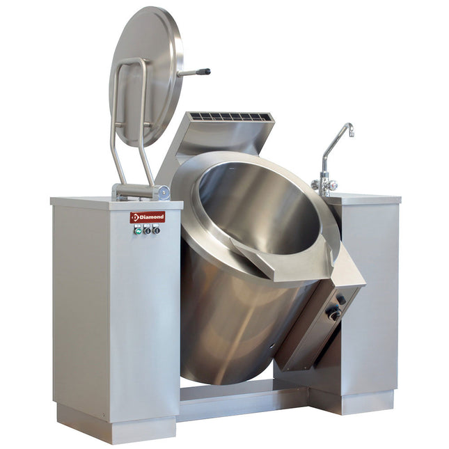Gas Tilting Boiling pan100 liters, indirect heating