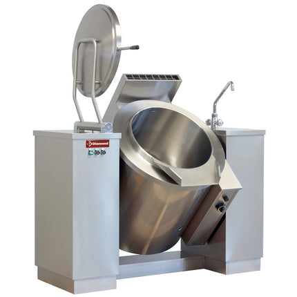 Gas Tilting Boiling pan, 200 liters, indirect heating