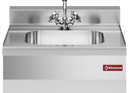 Evier 400x400xh200 avec mitigeur et siphon