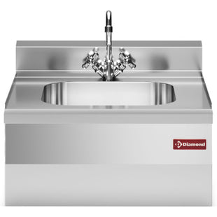 Evier 400x400xh200 avec mitigeur et siphon