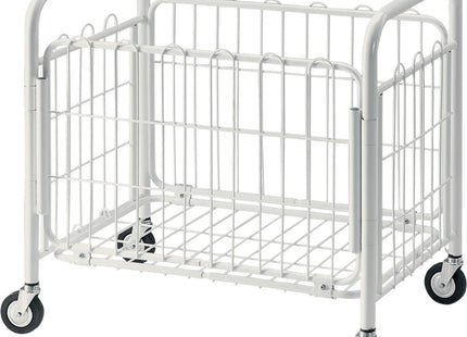 Laundry basket on castors, folding