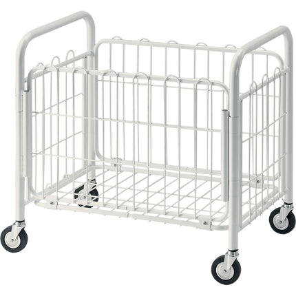 Panier à linge sur roulettes, pliable