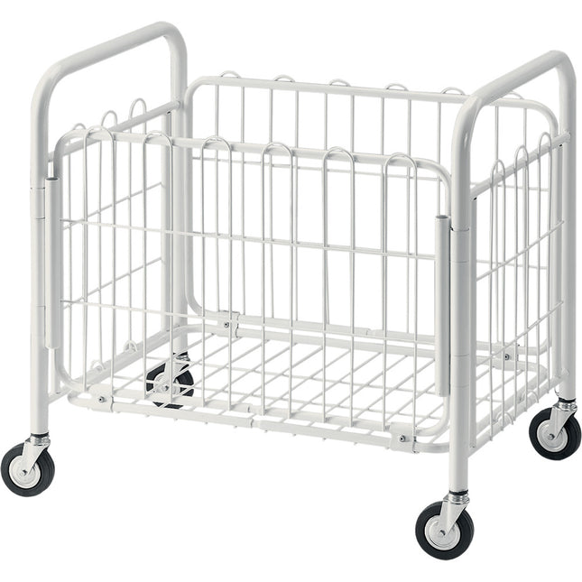 Panier à linge sur roulettes, pliable