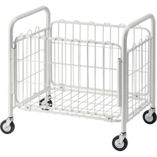 Laundry basket on castors, folding