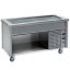 Element with refrigerated top on open cupboard