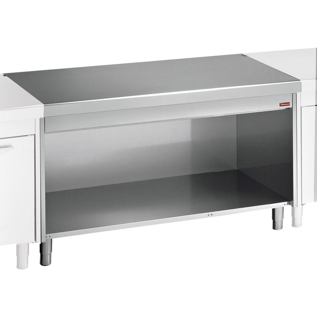 Neutral element on open cupboard