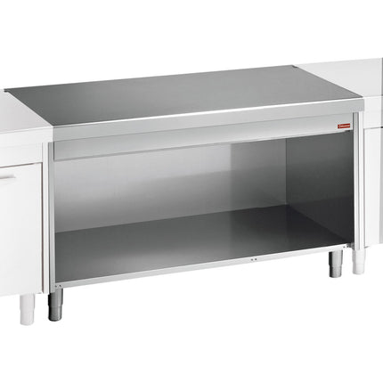 Neutral element on open cupboard