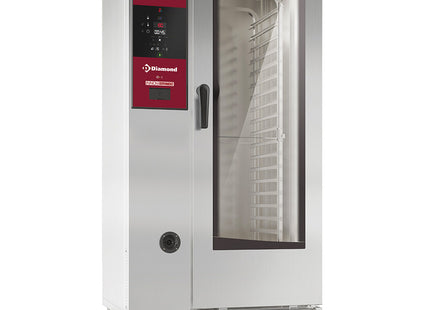 Gas oven boiler steam and convection 20x GN1/1 + Cleaning