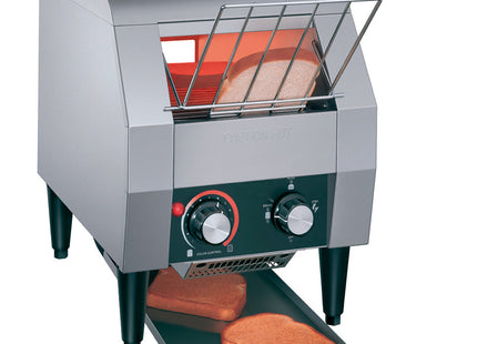 Toaster with conveyor-belt