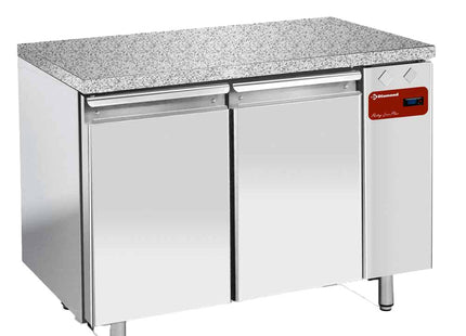 Refrig. table, vent., 2 doors EN 600x400 - Granite Top (without group)