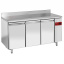 Wall refrigerated table, ventilated, 3 doors EN 600x400, 550 liters (without group)