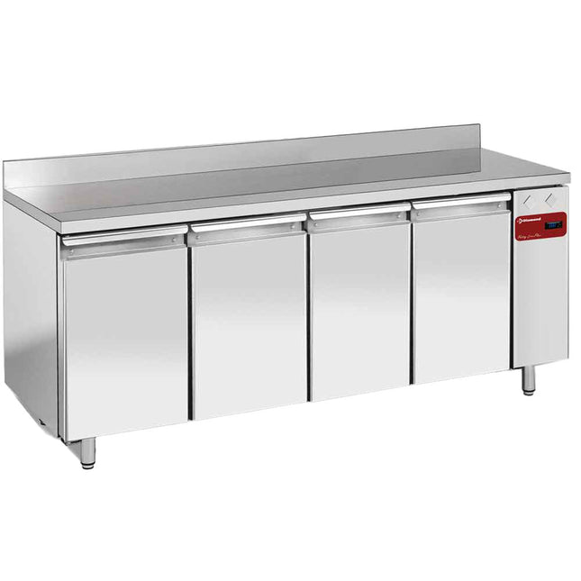 Vægfrysning bord, ventileret, 4 døre EN 600x400, 760 liter (uden gruppe)