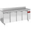 Wall freezing table, ventilated, 4 doors GN 1/1, 550 liters (without group)
