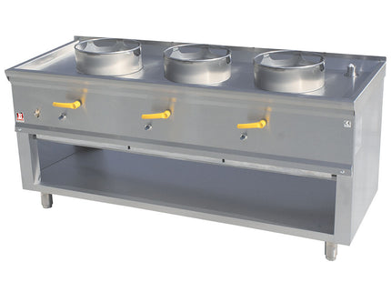 Wok stove 3 burners