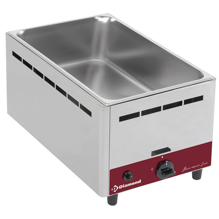 Plan de table gaz Bain marie GN 1/1 - 150 mm