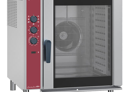 Elektrisk varmluftsugn 10x GN 1/1, automatisk luftfuktare