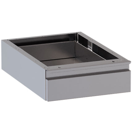 Bloc 1 drawer (table depth 700 mm) – Telescopic guides