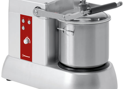 Cutter inox 15 litres, modèle de table, vitesse variable
