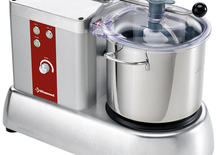 Stainless steel cutter, 9 liters, variable speed