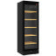 Ventilated wine cellar, 382 liters - 5 levels - frameless - BLACK
