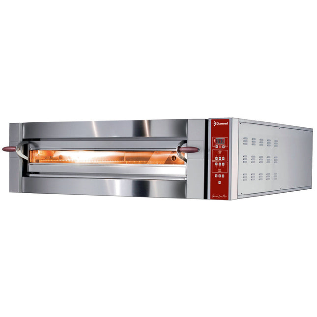 El-ovn, 1 kammer, 4 pizzaer Ø 350 mm