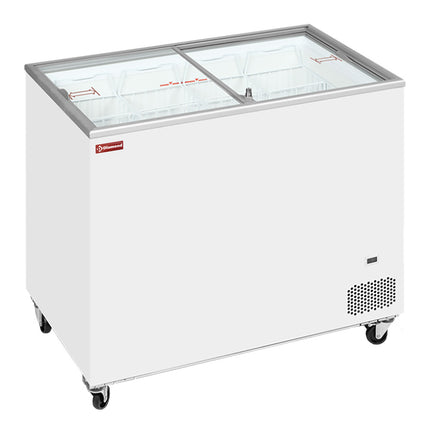 Kummefryser, 300 liter, skydelåge