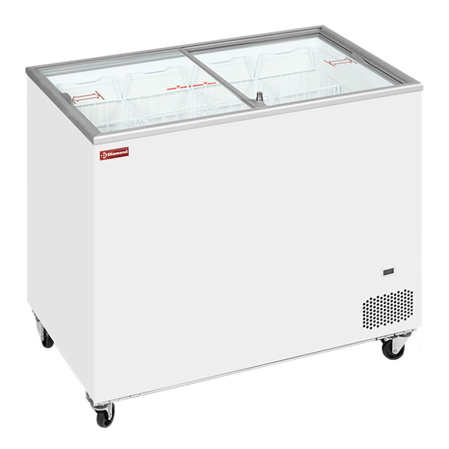 Kummefryser, 300 liter, skydelåge